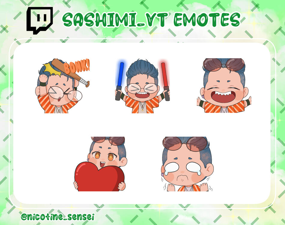 sashimi emotes